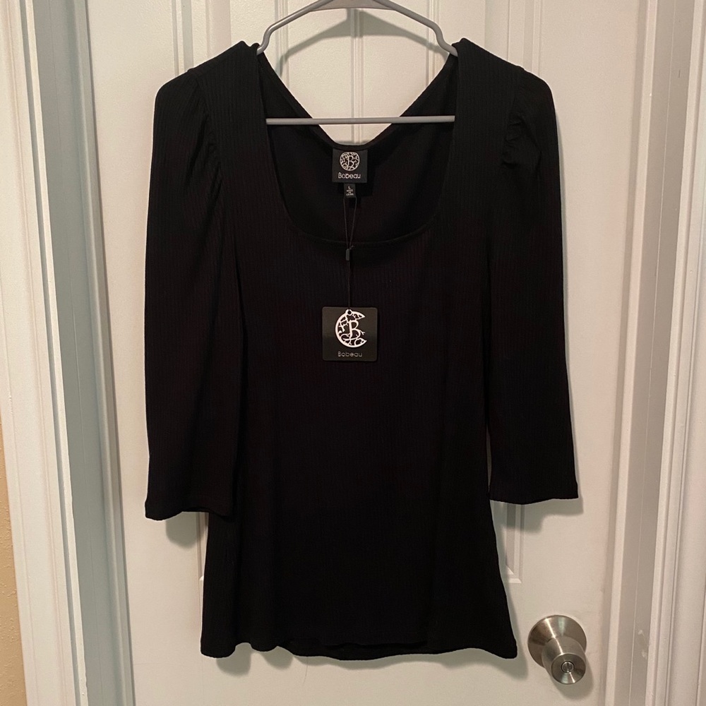 Bobeau Ribbed Top
